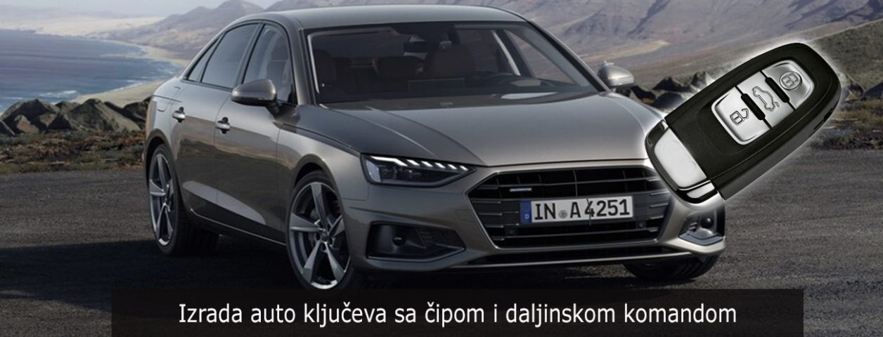 izrada auto ključeva sa čipom i daljinskom komandom za sve tipove automobila