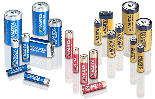 VARTA Sortiment Batterien
